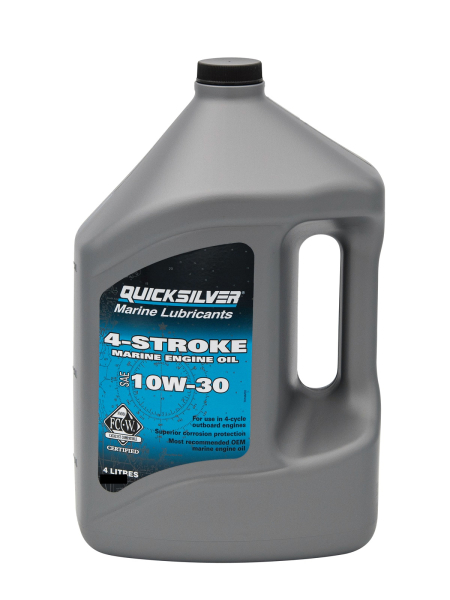 Quicksilver 4-Takt 10W-30 mineralisch Motoröl 4 Liter