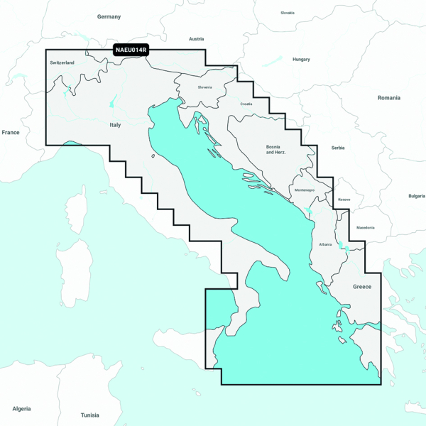 NavionicsPlus Navigationskarte Adria-Italien-Kroatien NAEU014R