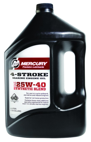 Quicksilver 4-Takt 25W-40 synthetisch Motoröl 4 Liter